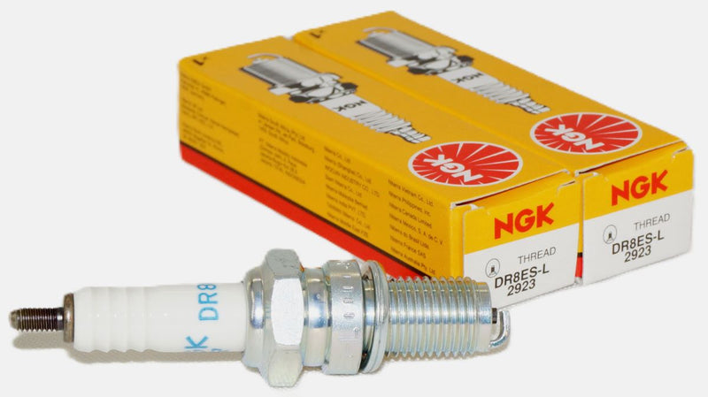 NGK 2923 DR8ES-L Nickel Spark Plug for ATVs Bikes Honda Kawasaki Suzuki