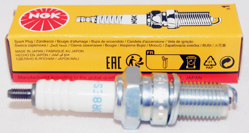 NGK 2923 DR8ES-L Nickel Spark Plug for ATVs Bikes Honda Kawasaki Suzuki