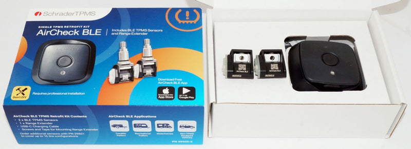 Schrader Single Axle Trailer Bluetooth TPMS Retrofit Kit AirCheck BLE Sensor Kit