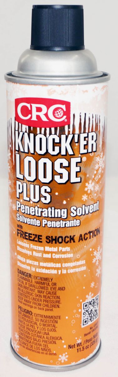 CRC 03027 Knocker Loose Plus Penetrating Solvent w/ Freeze Shock Action 11.5 Oz - Image 1