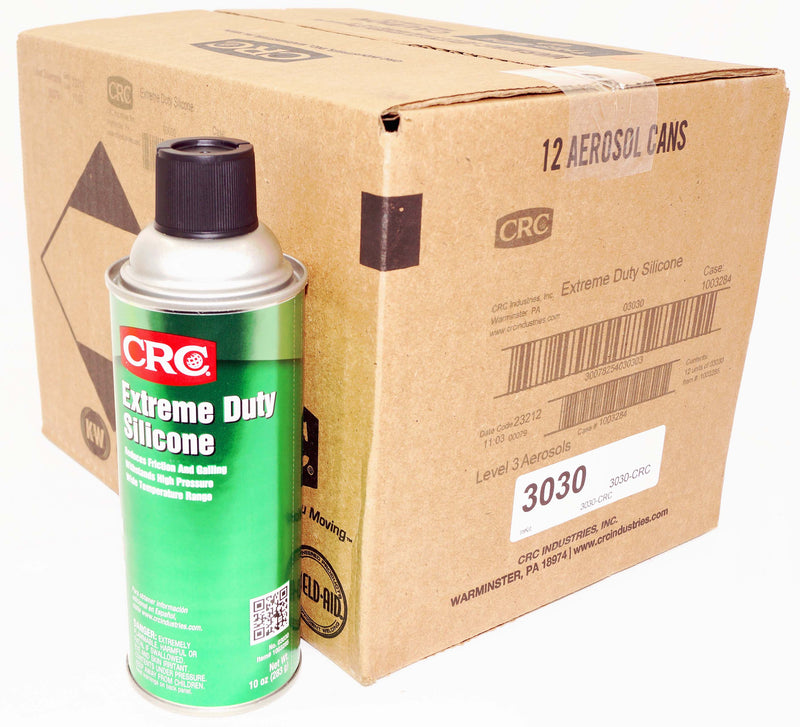 CRC Extreme Duty Silicone Fluid Superior Lubrication Reduces Friction 10oz 03030