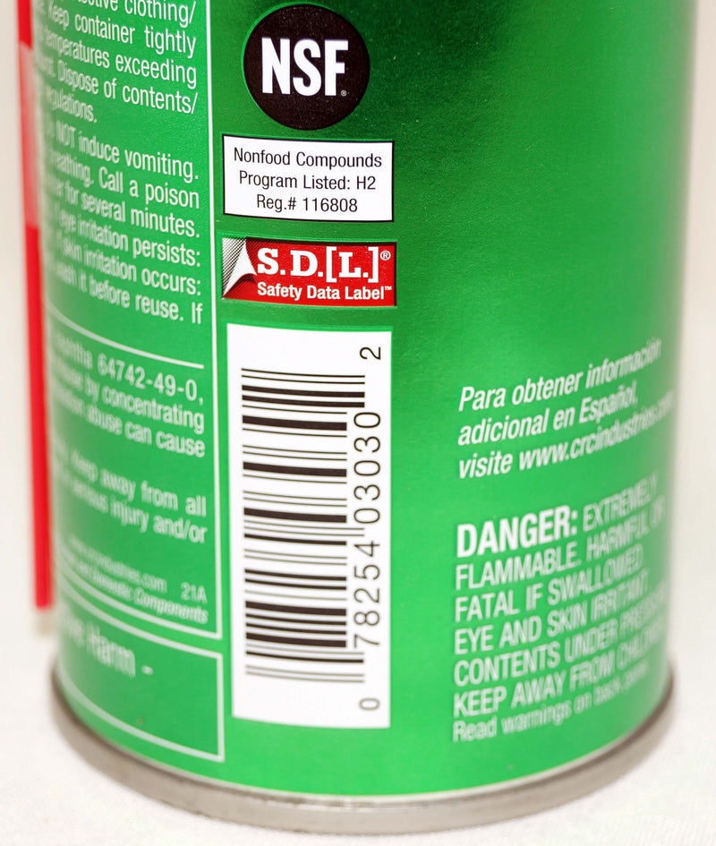 CRC Extreme Duty Silicone Fluid Superior Lubrication Reduces Friction 10oz 03030