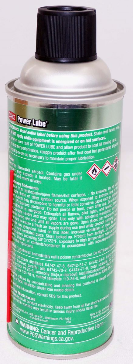 CRC 03045 Power Lube High Performance Lubricant with PTFE Net 11 oz - Image 3