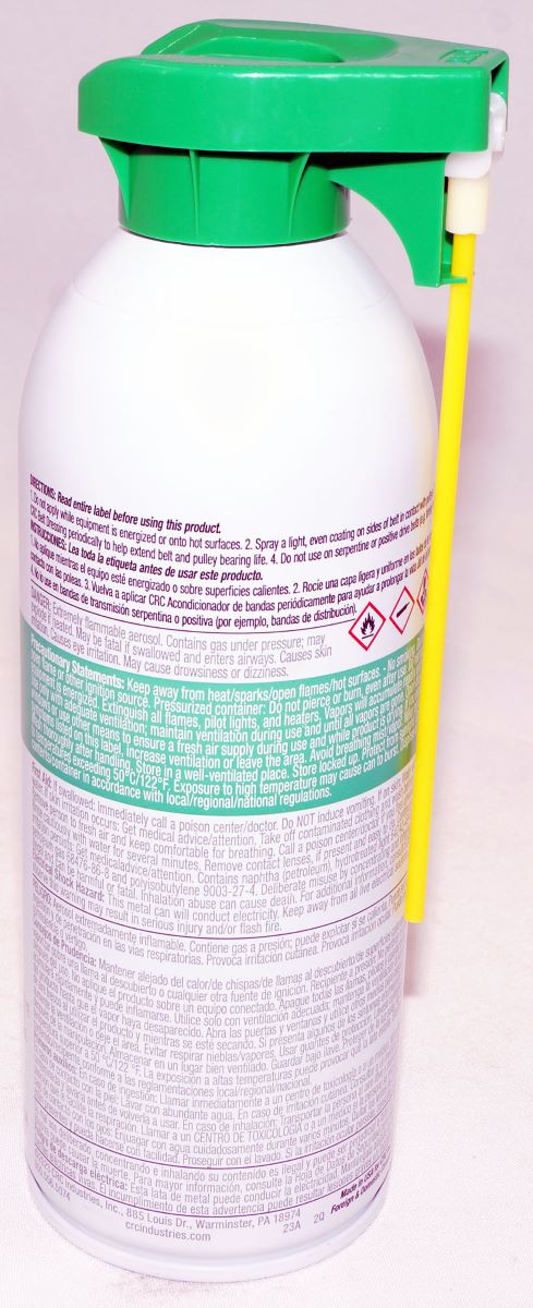 CRC 03065 Food Grade Belt Dressing 10oz
