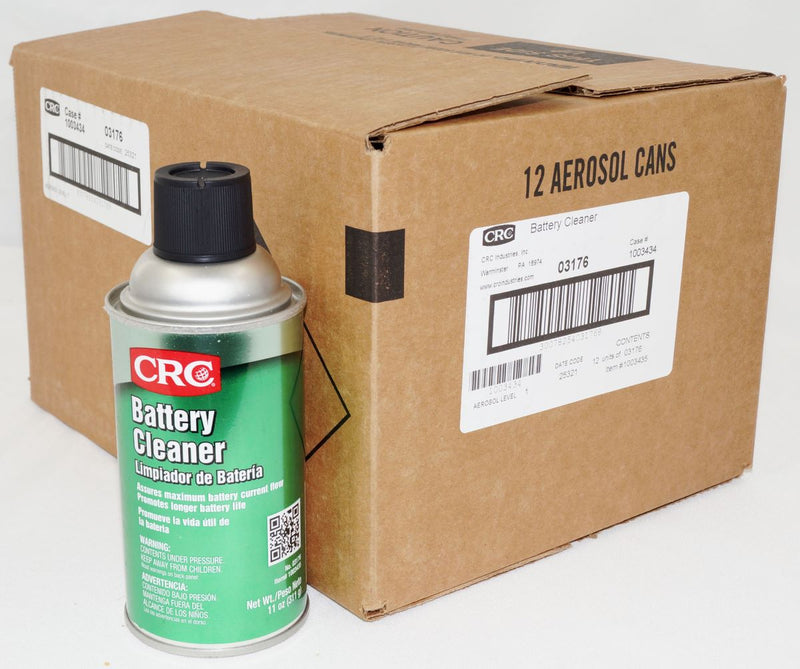 CRC 03176 Battery Cleaner 11oz - 1 Can