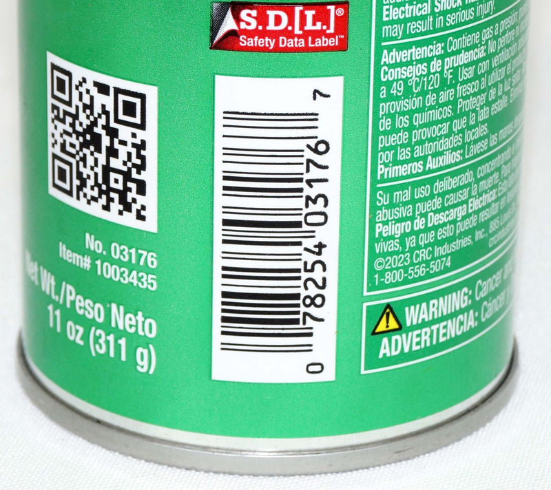 CRC 03176 Battery Cleaner 11oz - 1 Can