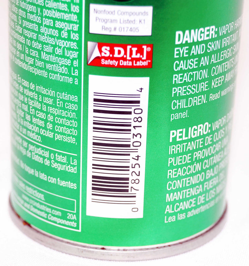 CRC Quick Clean Safety Solvent and Degreaser 19 Oz Chlorinated Formula 03180