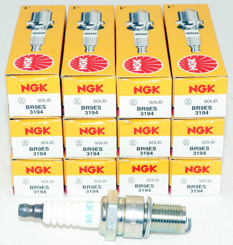 NGK 3194 Resistor Spark Plug BR9ES Solid Tip