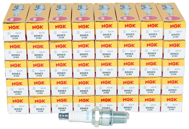 NGK 3194 Resistor Spark Plug BR9ES Solid Tip