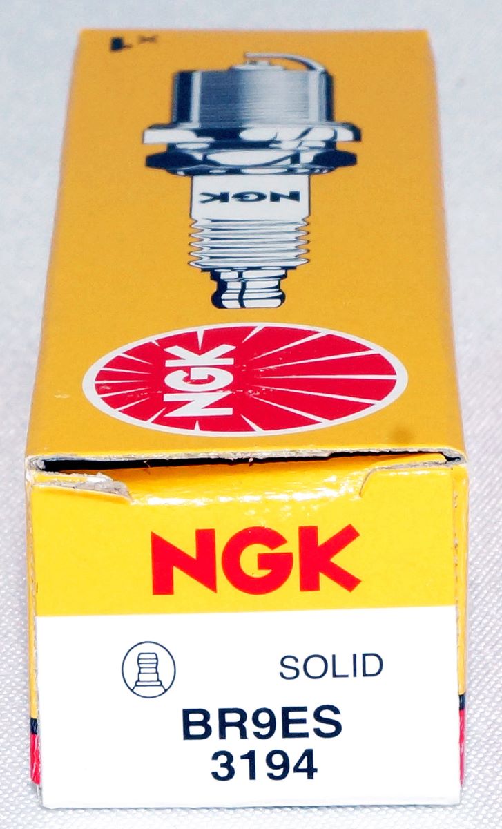 NGK 3194 Resistor Spark Plug BR9ES Solid Tip