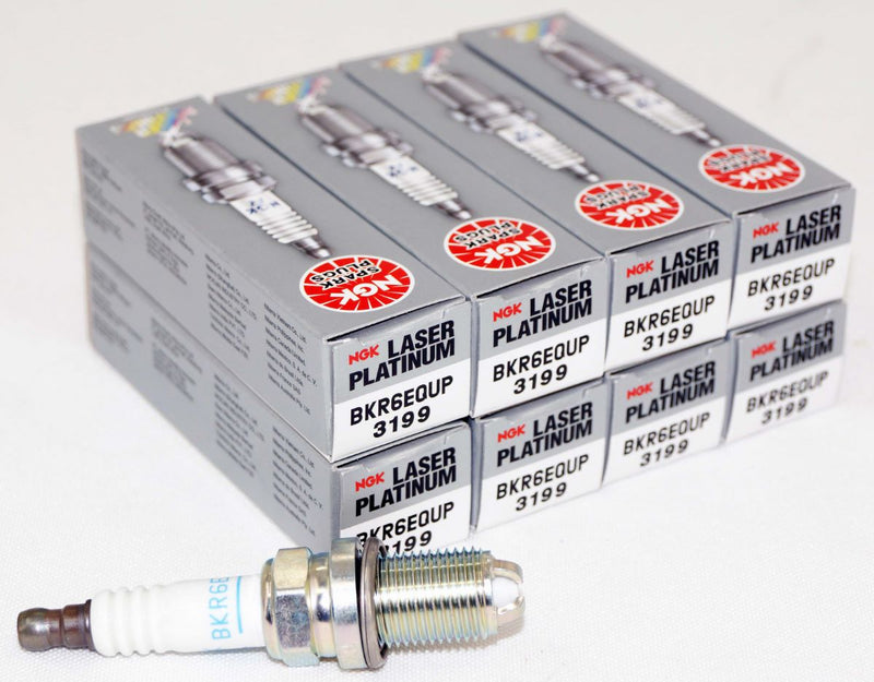 NGK 3199 Laser Platinum Spark Plug BKR6EQUP for BMW Porsche VW Audi Mini