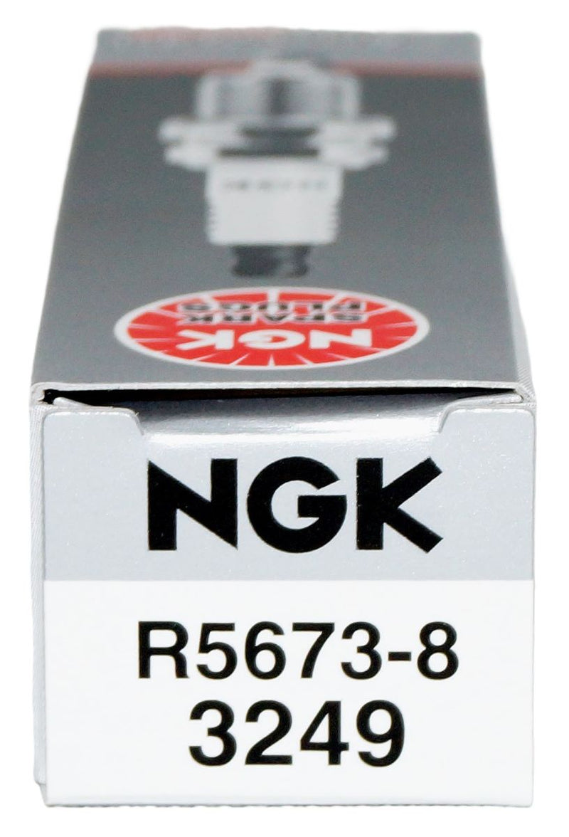 4 Pack Genuine NGK 3249 V-Power Spark Plug R5673-8 Inboard Marine MerCruiser - Image 9