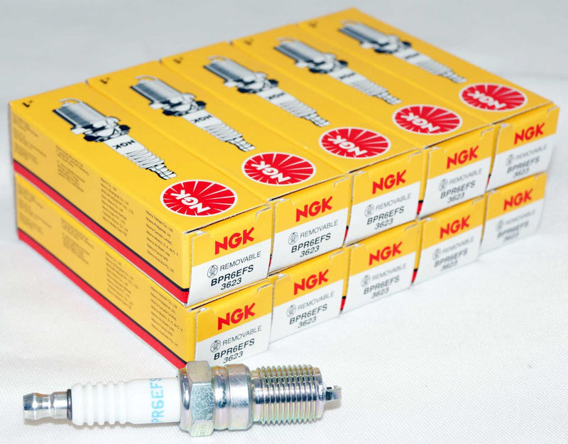 NGK 3623 Marine Spark Plugs BPR6EFS MerCruiser Mercury