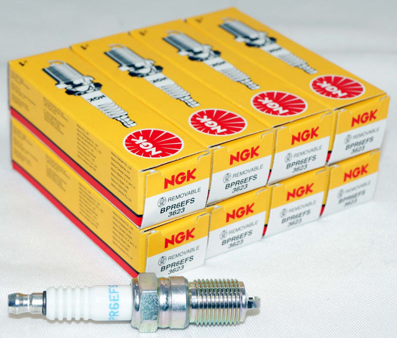 NGK 3623 Marine Spark Plugs BPR6EFS MerCruiser Mercury