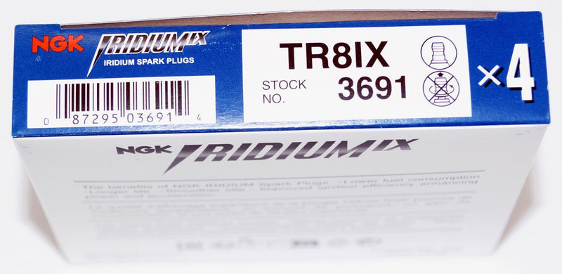 NGK 3691 TR8IX Iridium IX Spark Plug