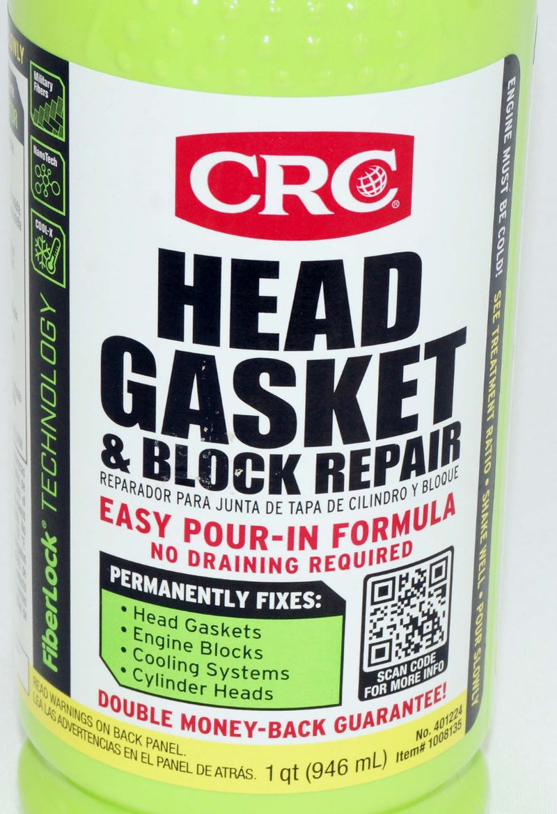 CRC FiberLock Head Gasket & Block Repair 32oz K&W