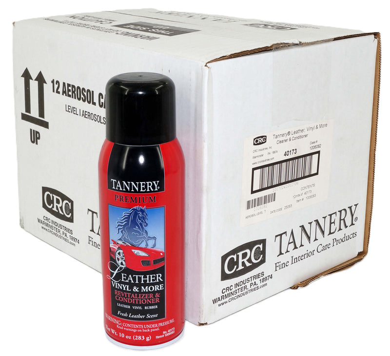 CRC 40173 Tannery Leather Vinyl Cleaner and Conditioner 10Wt Oz