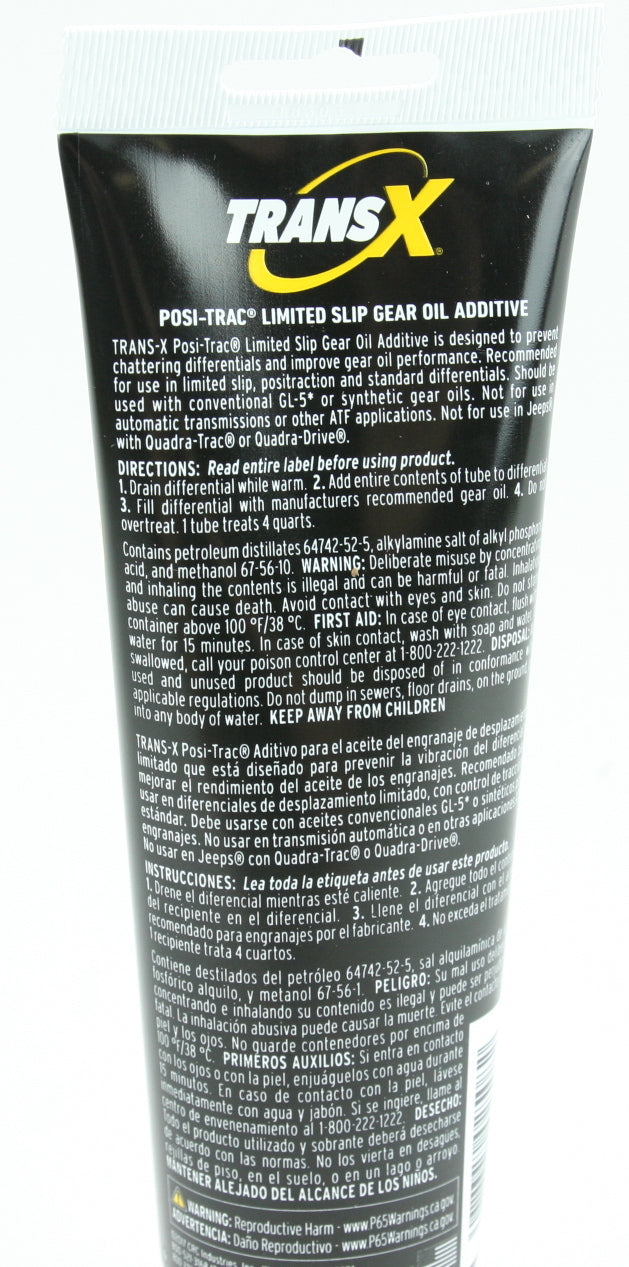 K&W 402508 Trans-X Posi-Trac Limited Slip Gear Oil Additive 7 fl oz CRC