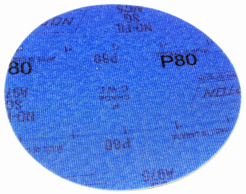 Norton 50 Discs 6" Norton Dry Ice P80 Grit A975 CA Coarse Grit Ceramic Alumina - 40532