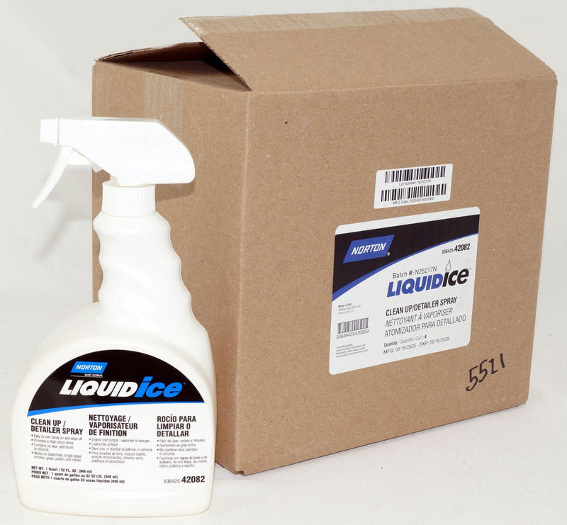 Norton 1 Quart Liquid Ice Clean-Up/Detailer Spray - 42082