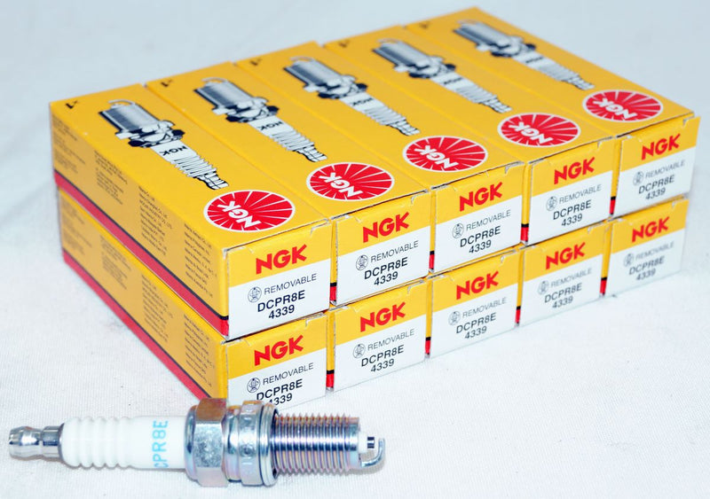 NGK 4339 Nickel Spark Plug Standard DCPR8E Removable tip
