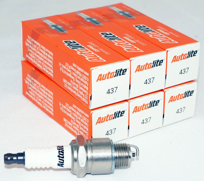 Autolite 437 Nickel Spark Plug Copper Non-Resistor
