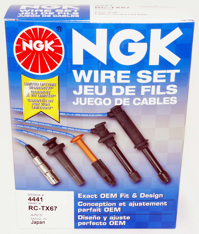 NGK 4441 Spark Plug Wire Set RC-TX67