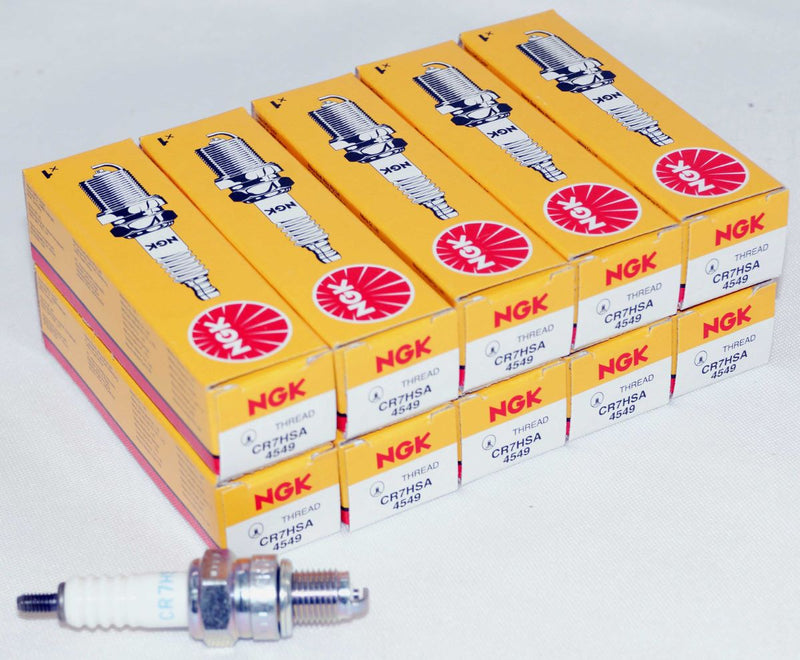 NGK 4549 Nickel Spark Plug CR7HSA Threaded Tip