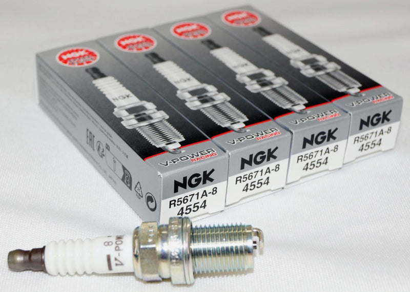 NGK 4554 V-Power Racing Spark Plug R5671A8 Turbo Nitrous