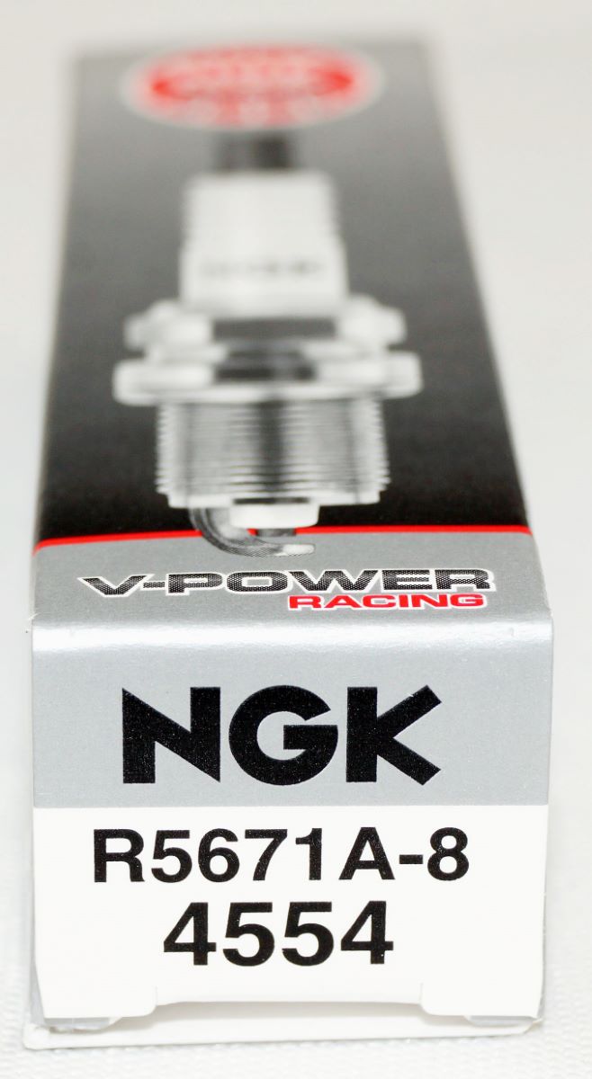 NGK 4554 V-Power Racing Spark Plug R5671A8 Turbo Nitrous