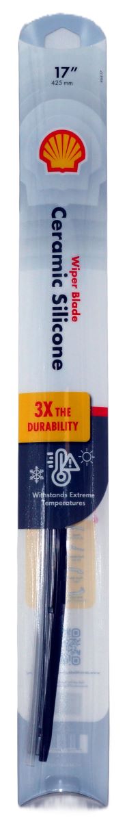 Shell® Ceramic Silicone Wiper Blade - Premium All-Weather Windshield Wiper for Smooth, Streak-Free Performance - Buy 2+ and Save 25%