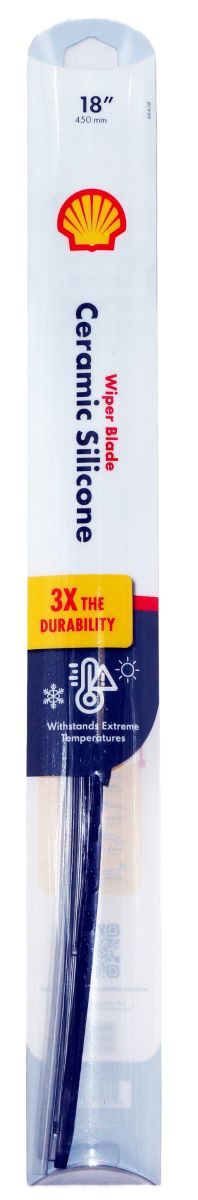 Shell® Ceramic Silicone Wiper Blade - Premium All-Weather Windshield Wiper for Smooth, Streak-Free Performance - Buy 2+ and Save 25%
