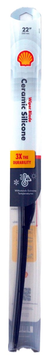 Shell® Ceramic Silicone Wiper Blade - Premium All-Weather Windshield Wiper for Smooth, Streak-Free Performance - Buy 2+ and Save 25%
