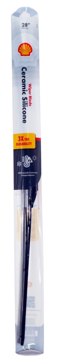 Shell® Ceramic Silicone Wiper Blade - Premium All-Weather Windshield Wiper for Smooth, Streak-Free Performance - Buy 2+ and Save 25%