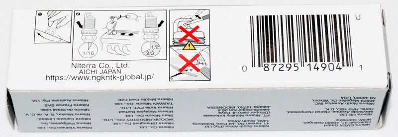 NGK 4904 Spark Plug Laser Iridium ILFR6T11