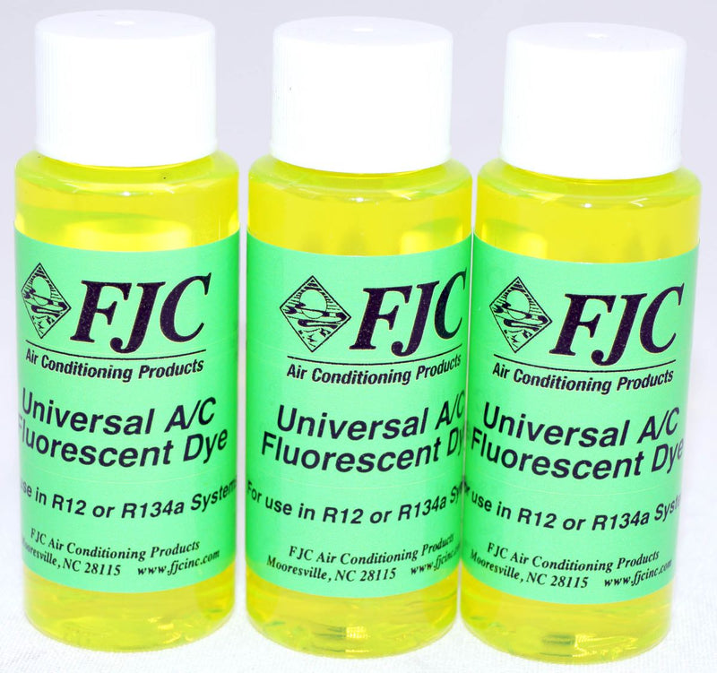 FJC 4910 Universal A/C Fluorescent Leak Detection Dye 1 oz
