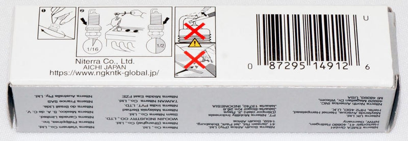 NGK 4912 Laser Iridium Spark Plug ILKAR7B11 for Toyota Scion Pontiac