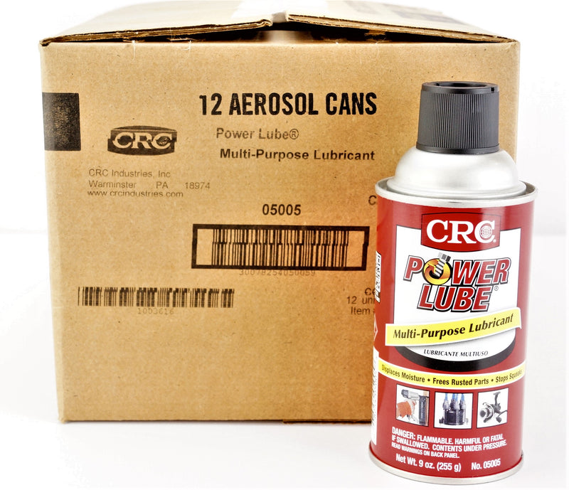 CRC 05005 Power Lube General Multi Purpose Lubricant 9oz Can