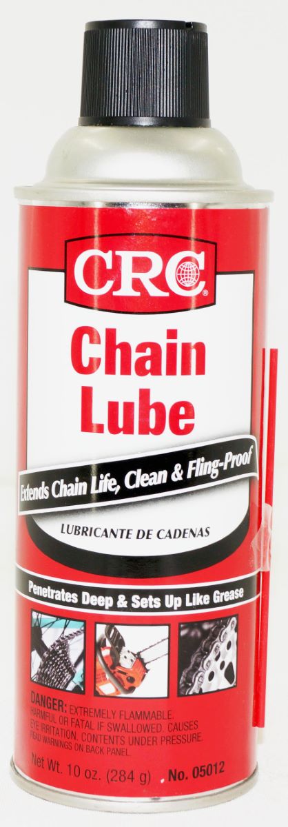 CRC Chain Lube 05012 Chain Lubricant 10oz Extends Chain Life