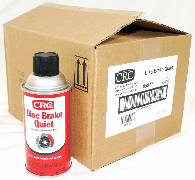 CRC Disc Brake Quiet Spray 9oz Can Quiets Brake Squeals Squeaks 05017