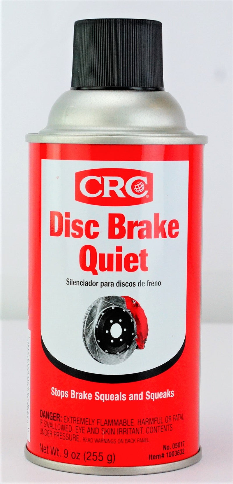 CRC Disc Brake Quiet Spray 9oz Can Quiets Brake Squeals Squeaks 05017