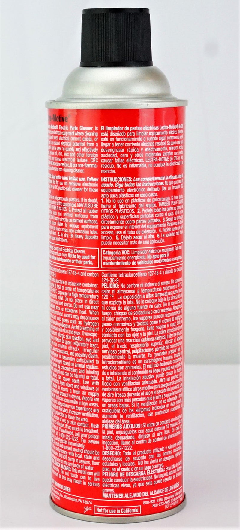 CRC Lectra Motive Electric Parts Cleaner 19oz Can 05018