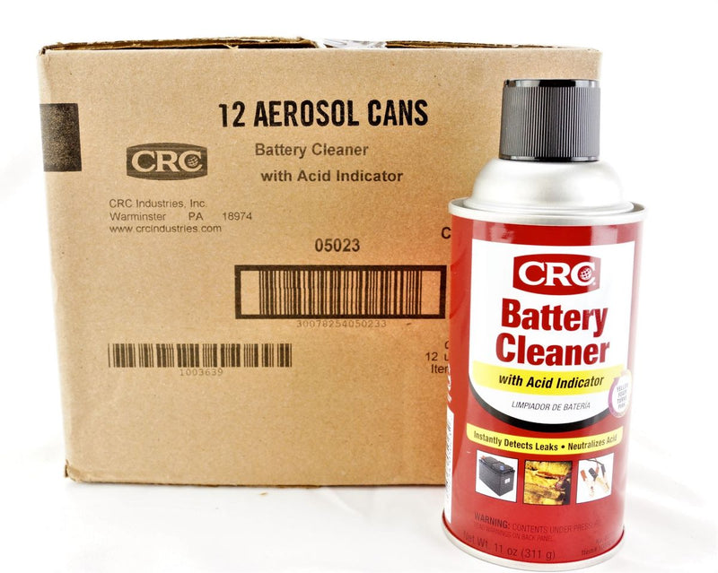 CRC 05023 Battery Cleaner with Acid Indicator 11oz