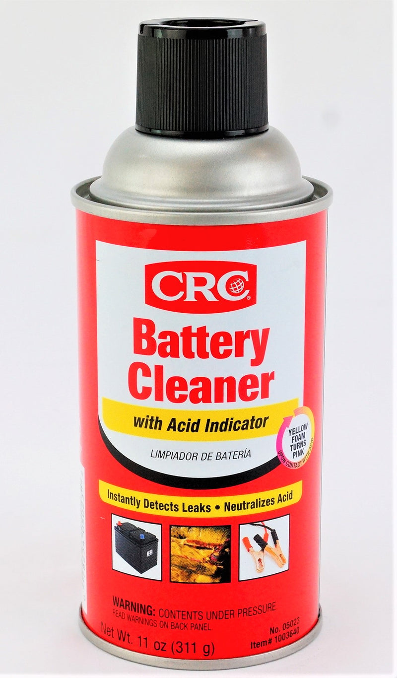 CRC 05023 Battery Cleaner with Acid Indicator 11oz