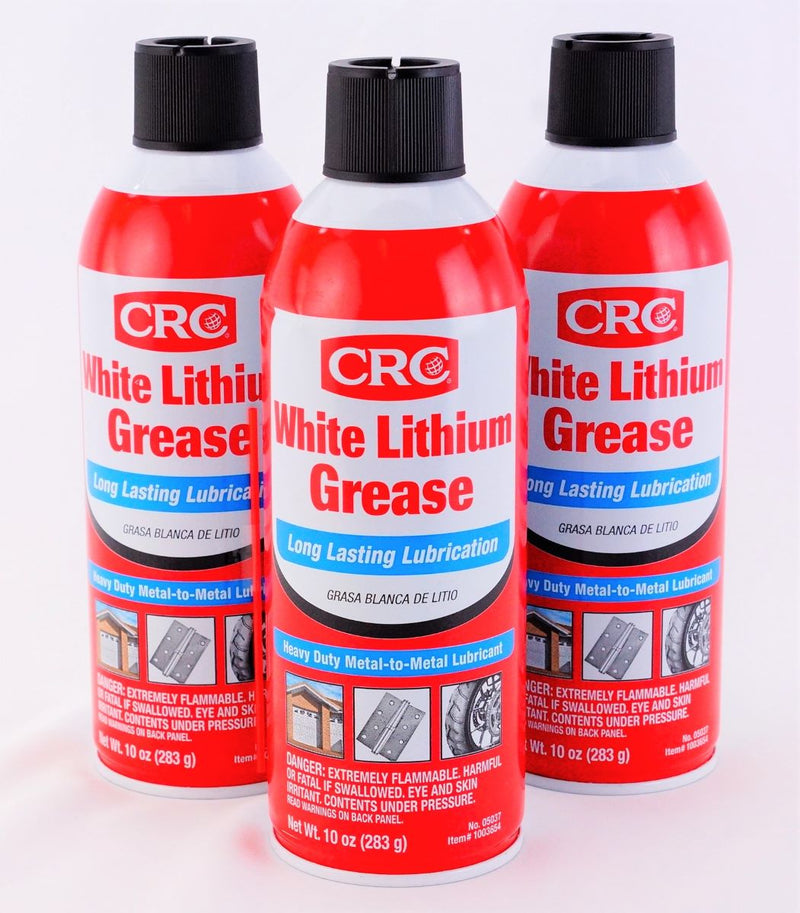 CRC 05037 White Lithium Grease For Hinges Latches Door Rollers