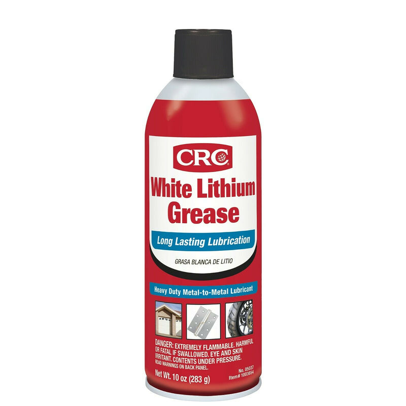CRC 05037 White Lithium Grease For Hinges Latches Door Rollers