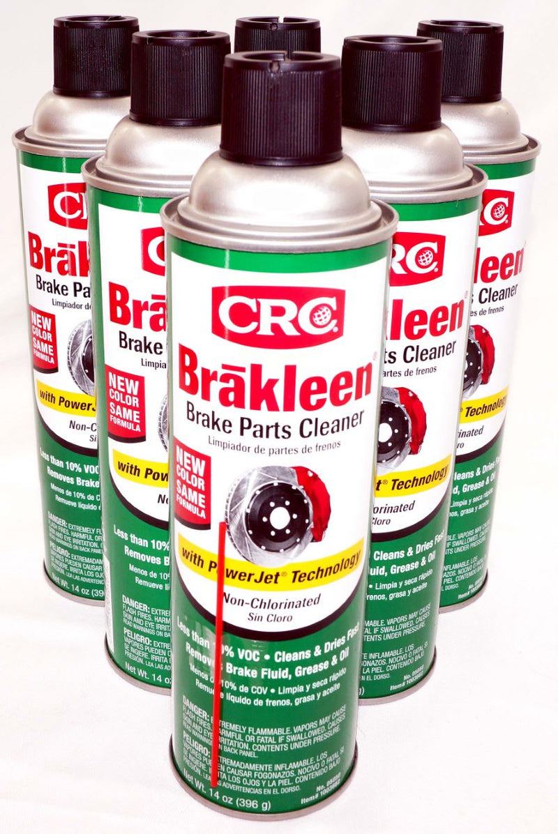 CRC Brakleen Brake Parts Cleaner with PowerJet Technology Degreaser Spray 05050