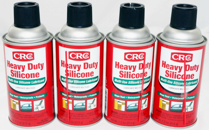 CRC Heavy Duty Multi Use Silicone Lubricant 05074 Stops Rust 7.5oz Water Proof