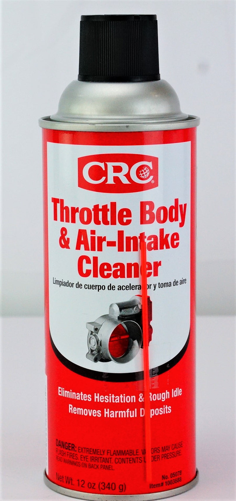 CRC 05078 Throttle Body and Air Intake Cleaner 12oz Can