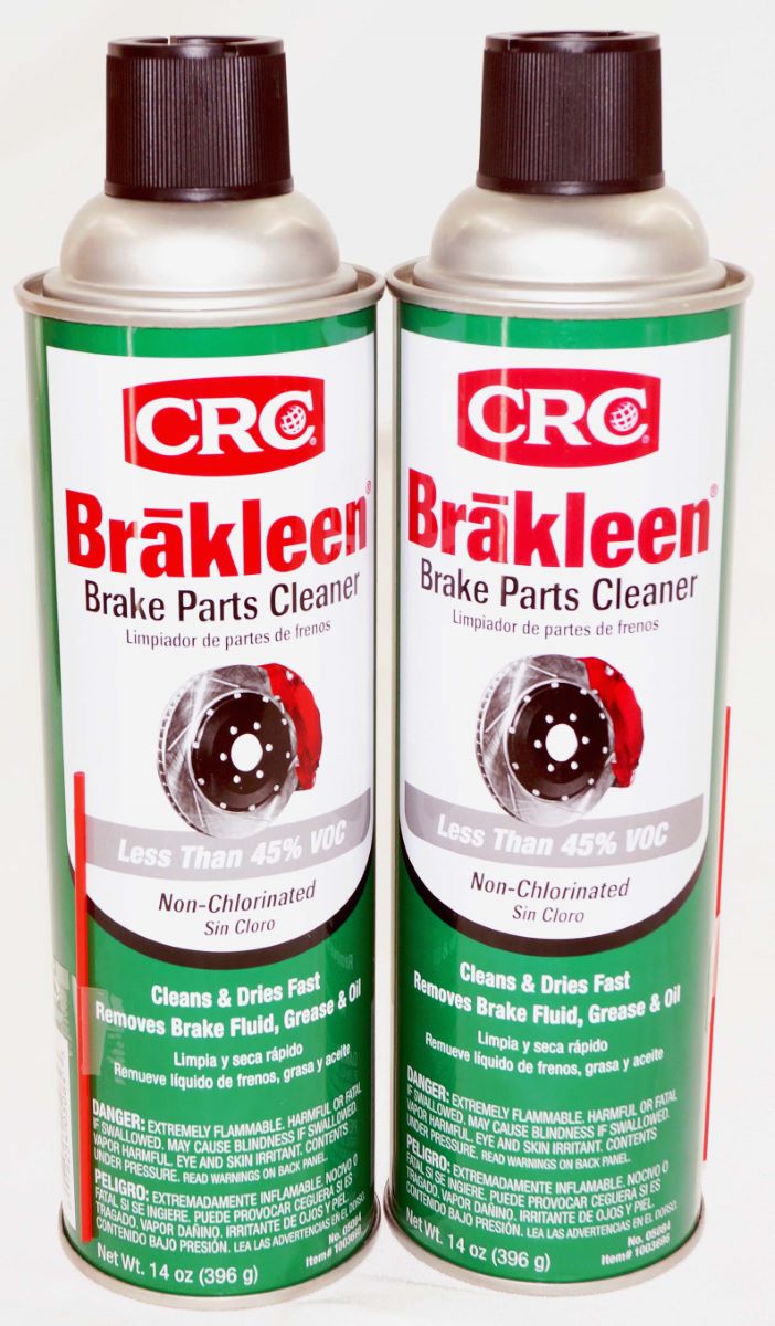 CRC Brakleen Brake Parts Cleaner Non Chlorinated 14oz Low VOC 05084